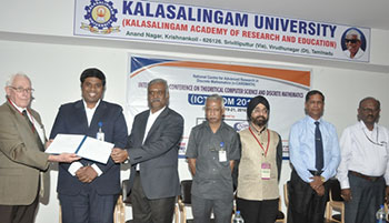 KalasalingamUniversity organized 3 days International Conference on Discrete Mathematics