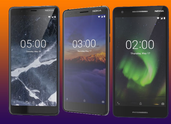 Nokia launches Nokia 5.1, Nokia 3.1 and Nokia 2.1 in India, Check price, features and specification.