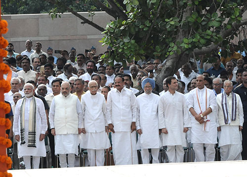 Shri Atal Bihari Vajpayee Laid to Rest with Full State Honours, Thousands of Followers Swarm To Pay Homage