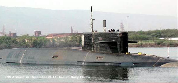 India's first nuclear submarine INS Arihant completes first deterrence patrol